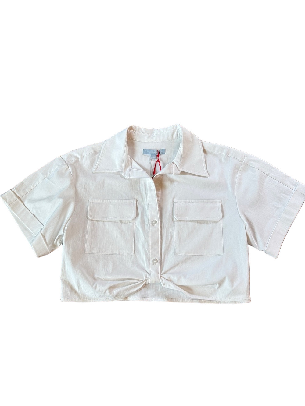 Antonio Melani The Nat Note sz M white Frankie Twist top NWT